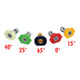 Forester 5 Piece Pressure Washer Nozzle Set - 4000 PSI Forester 5 Piece Pressure Washer Nozzle Set - 4000 PSI